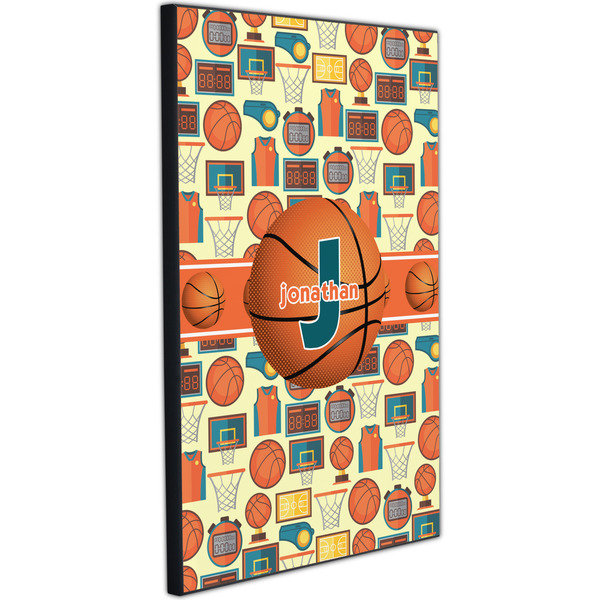 Basketball 20x30 Wood Print - Angle View