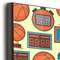 Basketball 20x30 Wood Print - Closeup