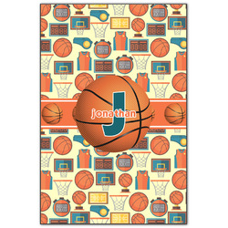 Basketball Wood Print - 20x30 (Personalized)