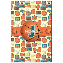 Basketball Wood Print - 20x30 (Personalized)