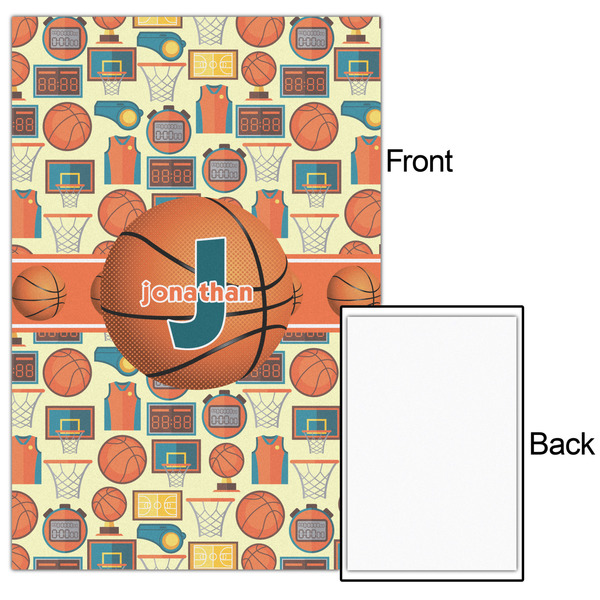 Basketball 24x36 - Matte Poster - Front & Back
