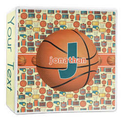 Basketball 3-Ring Binder - 2 inch (Personalized)
