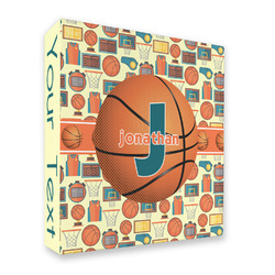 Basketball 3 Ring Binder - Full Wrap (Personalized)