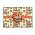 Basketball 4' x 6' Indoor Area Rug (Personalized)