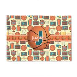Basketball 4' x 6' Indoor Area Rug (Personalized)