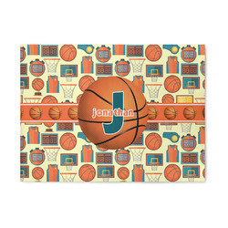 Basketball 5' x 7' Indoor Area Rug (Personalized)