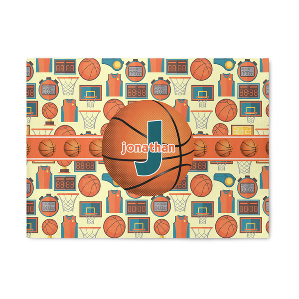 Custom Basketball 5' x 7' Indoor Area Rug (Personalized)
