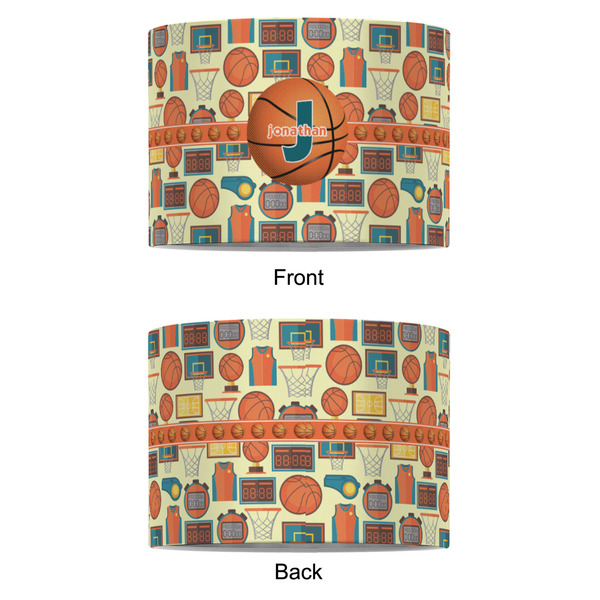 Basketball 8" Drum Lampshade - APPROVAL (Fabric)