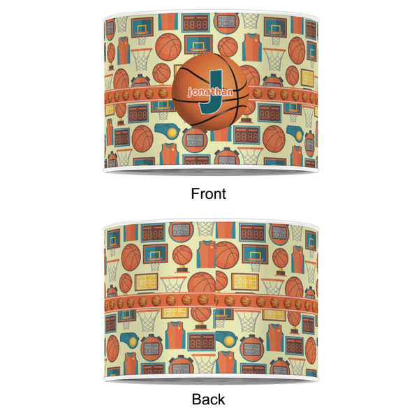 Basketball 8" Drum Lampshade - APPROVAL (Poly Film)
