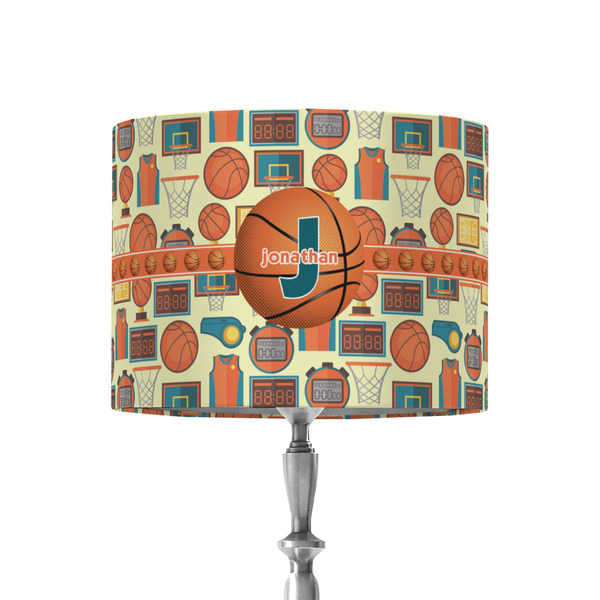 Custom Basketball 8" Drum Lamp Shade - Fabric (Personalized)