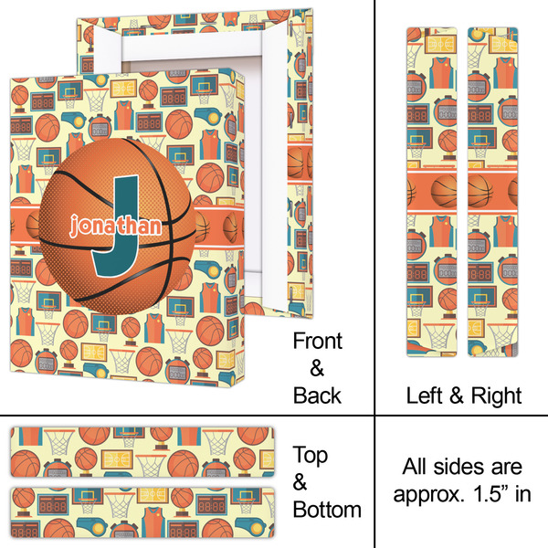 Basketball 8x10 - Canvas Print - Approval