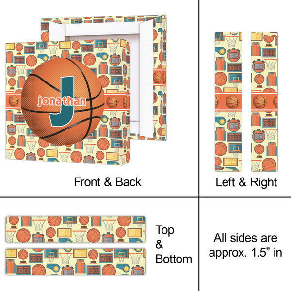 Basketball 8x8 - Canvas Print - Approval