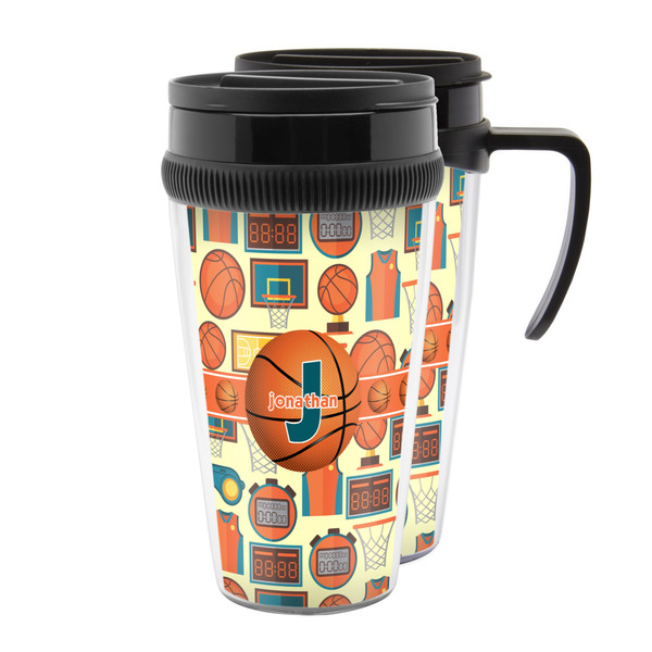 Custom Basketball Acrylic Travel Mug (Personalized)