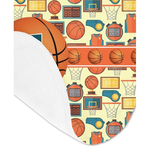 Basketball Baby Bib - AFT detail
