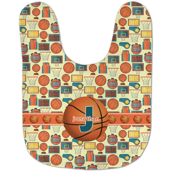 Basketball Baby Bib - AFT flat