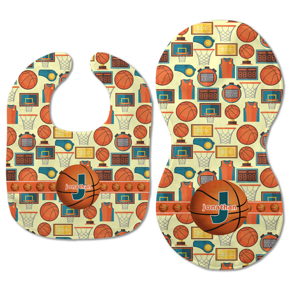 Basketball Baby Bib & Burp Set - Approval (new bib & burp)