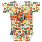 Basketball Baby Bodysuit 6-12 (Personalized)