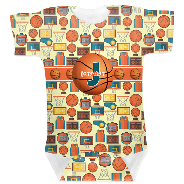 Custom Basketball Baby Bodysuit 0-3 (Personalized)