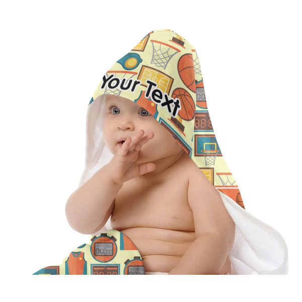 Basketball Baby Hooded Towel on Child