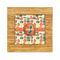 Basketball Bamboo Trivet with 6" Tile - FRONT