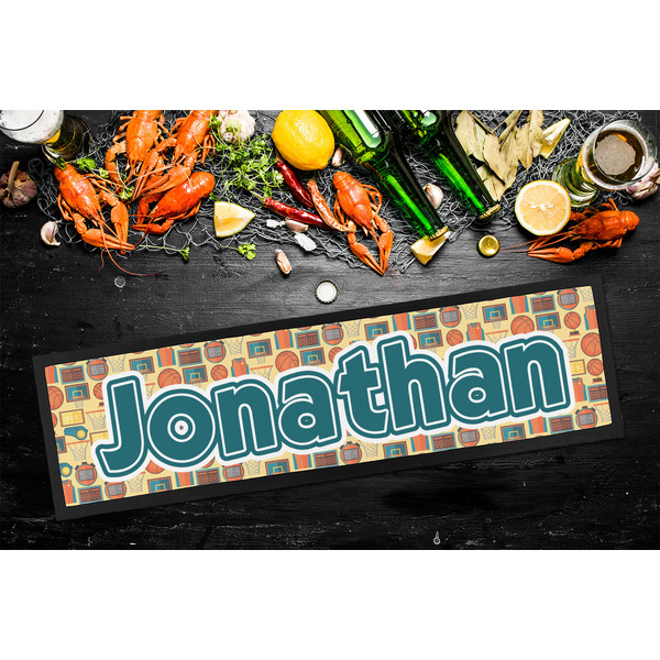 Basketball Bar Mat - Large - LIFESTYLE