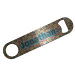 Basketball Bar Bottle Opener - Silver w/ Name or Text