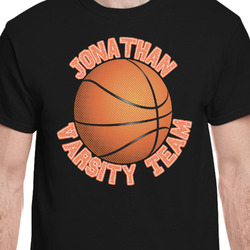 Basketball T-Shirt - Black - 2XL (Personalized)