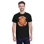 Basketball T-Shirt - Black - Medium (Personalized)
