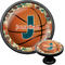 Basketball Cabinet Knob (Black) (Personalized)