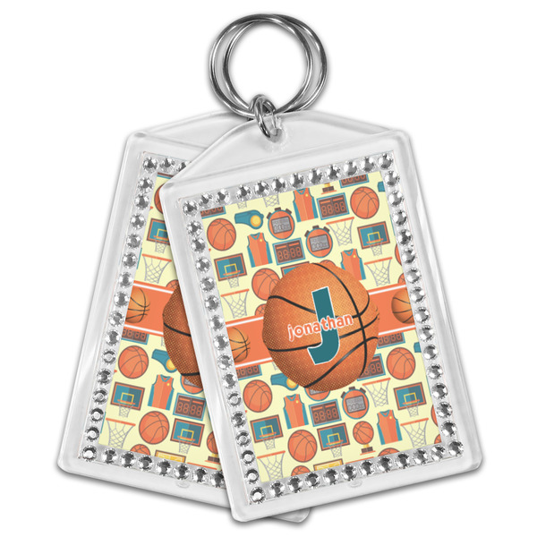Basketball Bling Keychain - MAIN