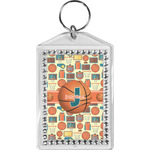 Basketball Bling Keychain (Personalized)