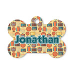 Basketball Bone Shaped Dog ID Tag - Small (Personalized)