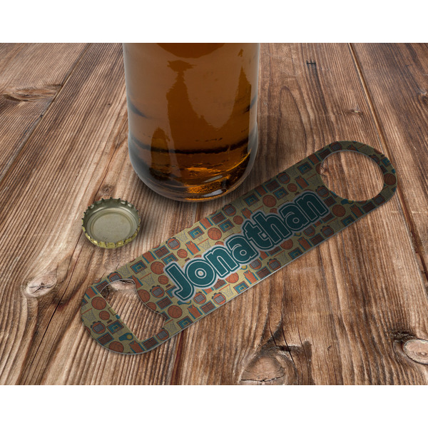 Basketball Bottle Opener - In Use