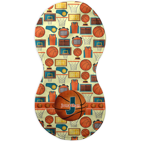 Basketball Burp Peanut Shaped Flat