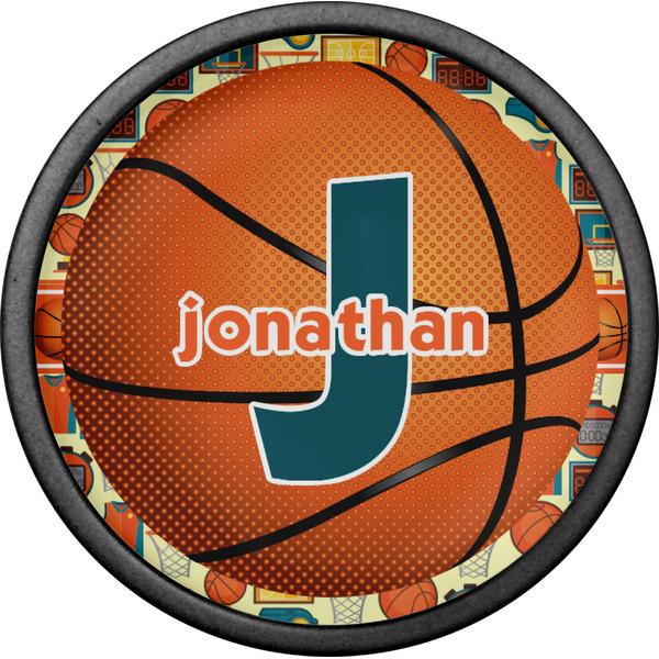 Basketball Cabinet Knob - Black - Front