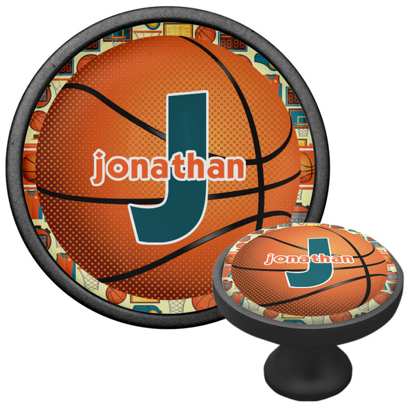 Basketball Cabinet Knob - Black - Multi Angle