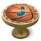 Basketball Cabinet Knob - Gold - Side