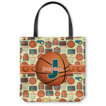 Basketball Canvas Tote Bag - Large - 18"x18" (Personalized)