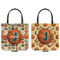 Basketball Canvas Tote - Front and Back