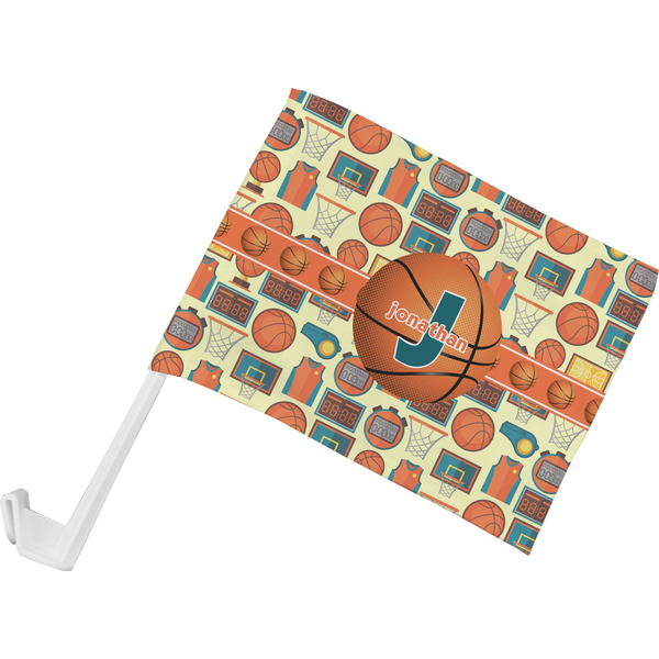 Custom Basketball Car Flag - Small w/ Name or Text