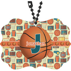 Basketball Rear View Mirror Charm (Personalized)