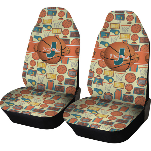 Custom Basketball Car Seat Covers (Set of Two) (Personalized)