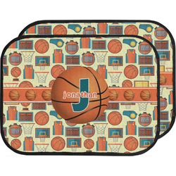 Basketball Car Floor Mats (Back Seat) (Personalized)