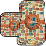 Basketball Car Floor Mats Set - 2 Front & 2 Back (Personalized)