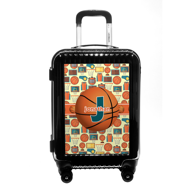 Custom Basketball Carry On Hard Shell Suitcase (Personalized)