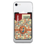 Basketball 2-in-1 Cell Phone Credit Card Holder & Screen Cleaner (Personalized)