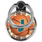 Basketball Cell Phone Ring Stand & Holder - Front (Collapsed)