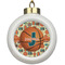 Basketball Ceramic Ball Ornament (Personalized)