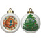 Basketball Ceramic Christmas Ornament - X-Mas Tree (APPROVAL)