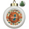 Basketball Ceramic Ball Ornament - Christmas Tree (Personalized)